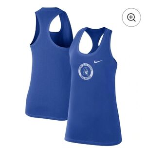 Nike Women’s Duke Blue Devils Royal Blue Modern Circle Racerback Tank